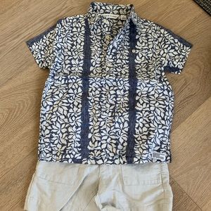 Janie & Jack 3T cabana set in partnership with Reyn Spooner and Rachel Zoe